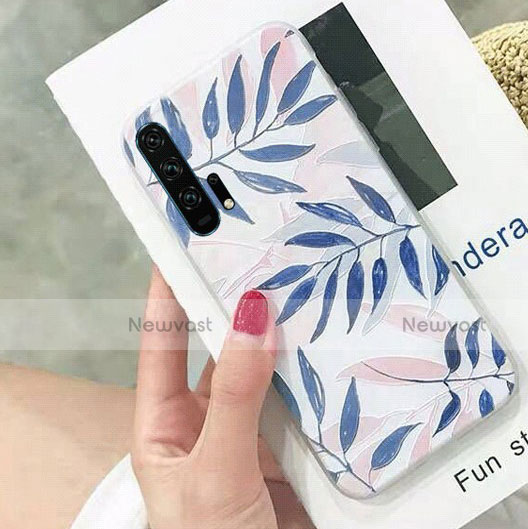 Silicone Candy Rubber Gel Flowers Soft Case Cover K02 for Huawei Honor 20 Pro