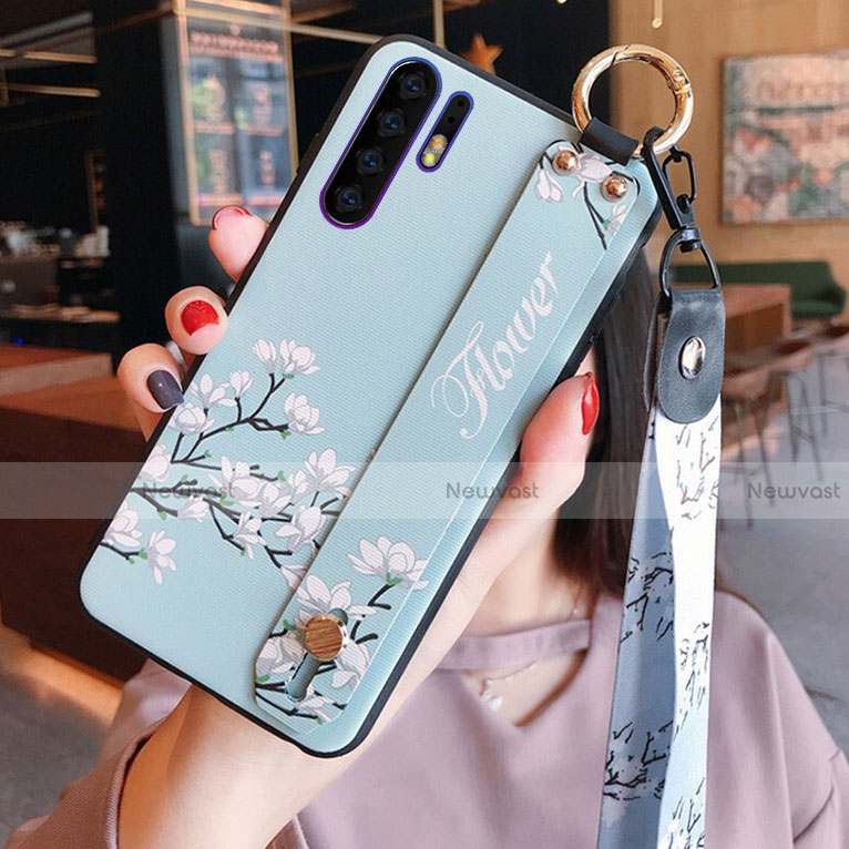 Silicone Candy Rubber Gel Flowers Soft Case Cover K02 for Huawei P30 Pro New Edition