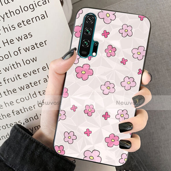 Silicone Candy Rubber Gel Flowers Soft Case Cover K03 for Huawei Honor 20 Pro