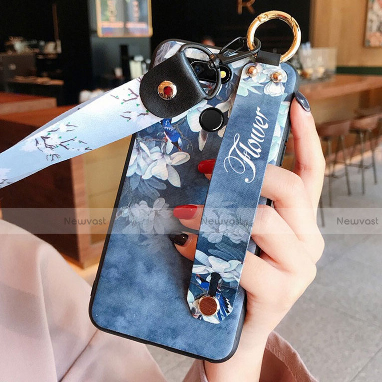 Silicone Candy Rubber Gel Flowers Soft Case Cover K03 for Huawei Honor View 20