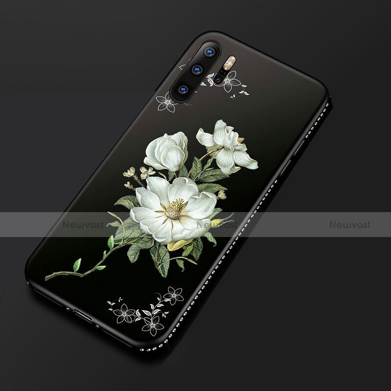 Silicone Candy Rubber Gel Flowers Soft Case Cover S01 for Huawei P30 Pro