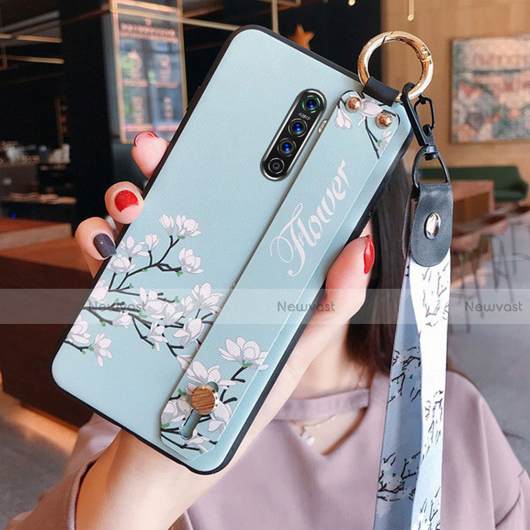 Silicone Candy Rubber Gel Flowers Soft Case Cover S01 for Realme X2 Pro