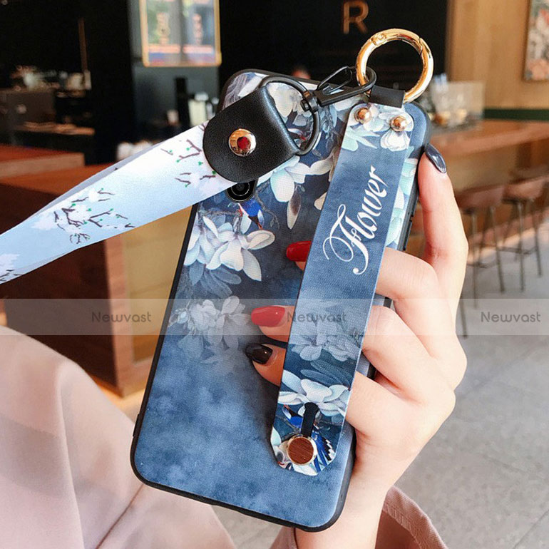 Silicone Candy Rubber Gel Flowers Soft Case Cover S01 for Realme XT