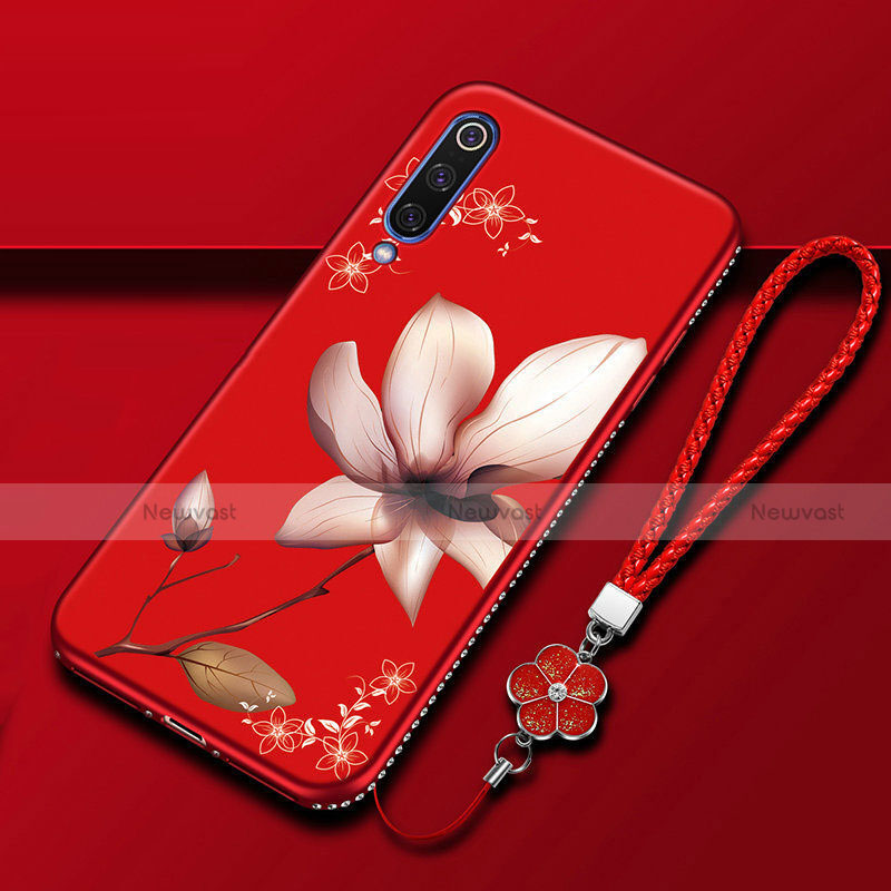 Silicone Candy Rubber Gel Flowers Soft Case Cover S01 for Samsung Galaxy A70