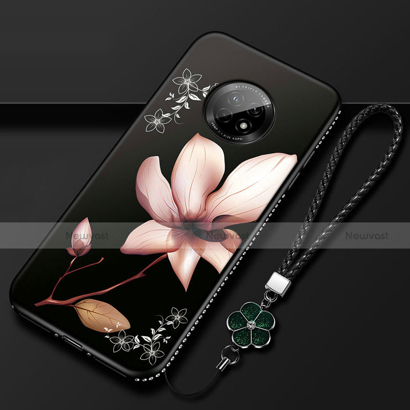 Silicone Candy Rubber Gel Flowers Soft Case Cover S02 for Huawei Enjoy 20 Plus 5G