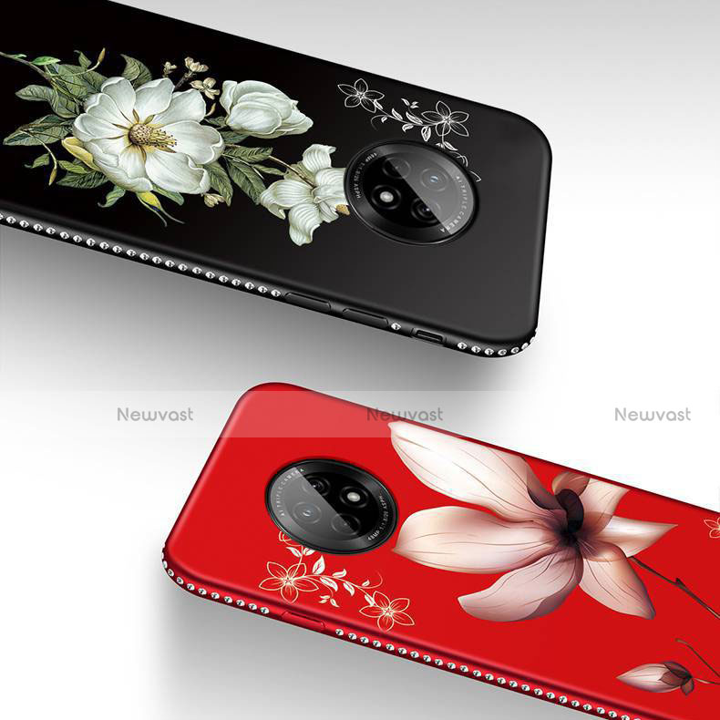 Silicone Candy Rubber Gel Flowers Soft Case Cover S02 for Huawei Enjoy 20 Plus 5G