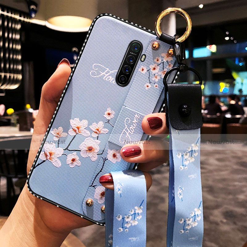 Silicone Candy Rubber Gel Flowers Soft Case Cover S02 for Realme X2 Pro