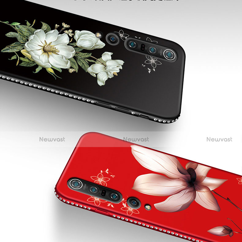 Silicone Candy Rubber Gel Flowers Soft Case Cover S02 for Xiaomi Mi 10 Pro