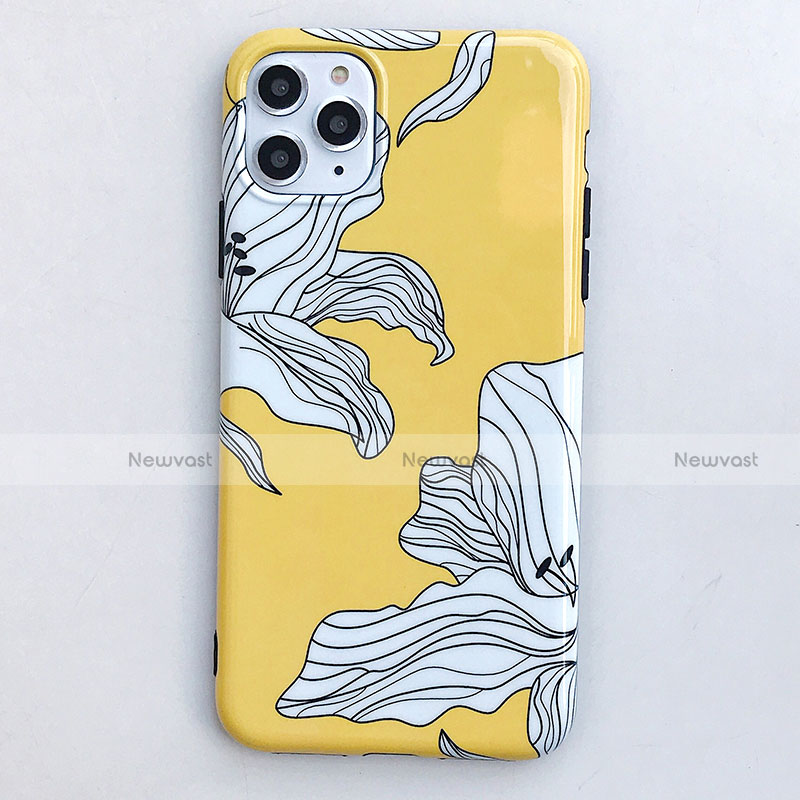 Silicone Candy Rubber Gel Flowers Soft Case Cover S03 for Apple iPhone 11 Pro