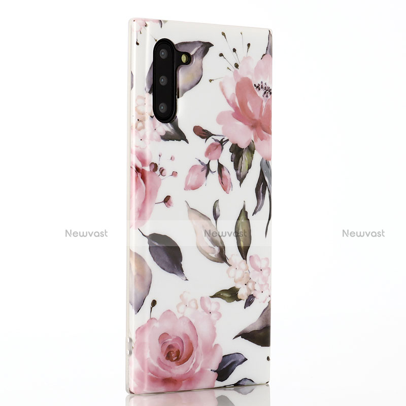 Silicone Candy Rubber Gel Flowers Soft Case Cover S03 for Samsung Galaxy Note 10 5G