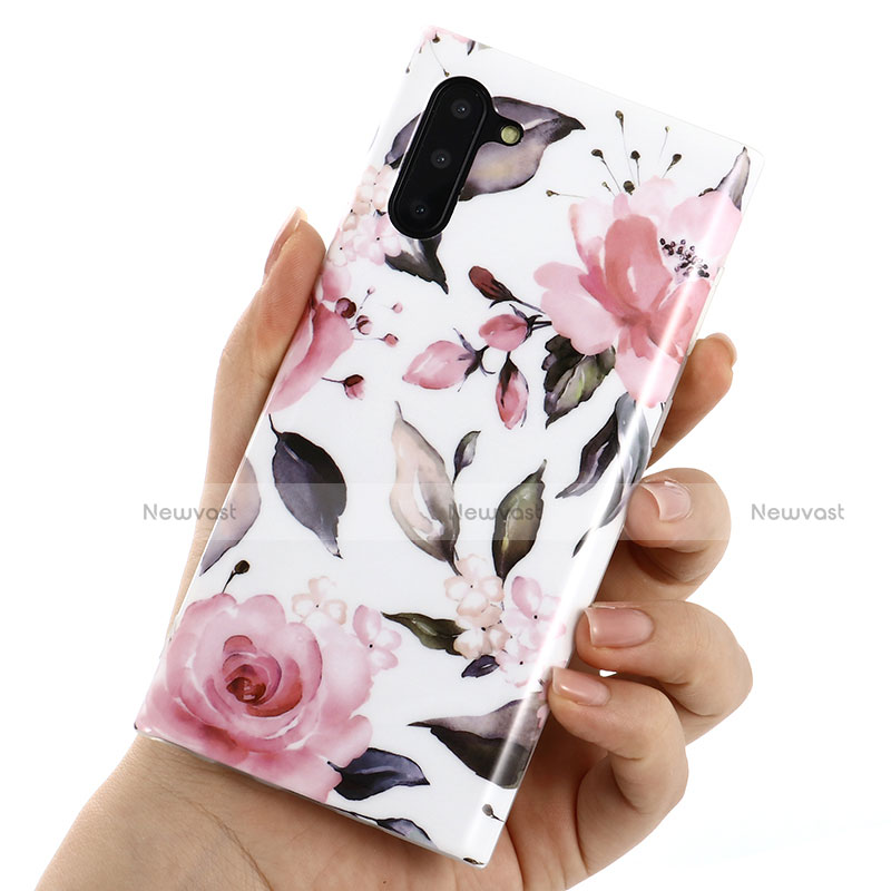 Silicone Candy Rubber Gel Flowers Soft Case Cover S03 for Samsung Galaxy Note 10 5G