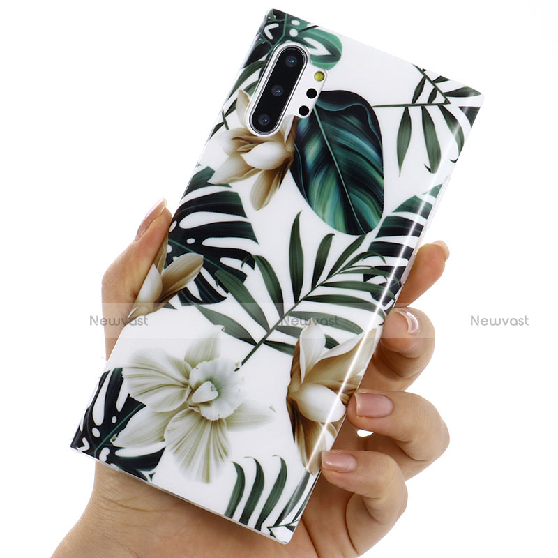 Silicone Candy Rubber Gel Flowers Soft Case Cover S03 for Samsung Galaxy Note 10 Plus 5G