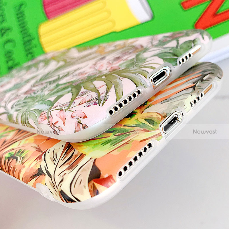 Silicone Candy Rubber Gel Flowers Soft Case Cover S09 for Apple iPhone 11 Pro