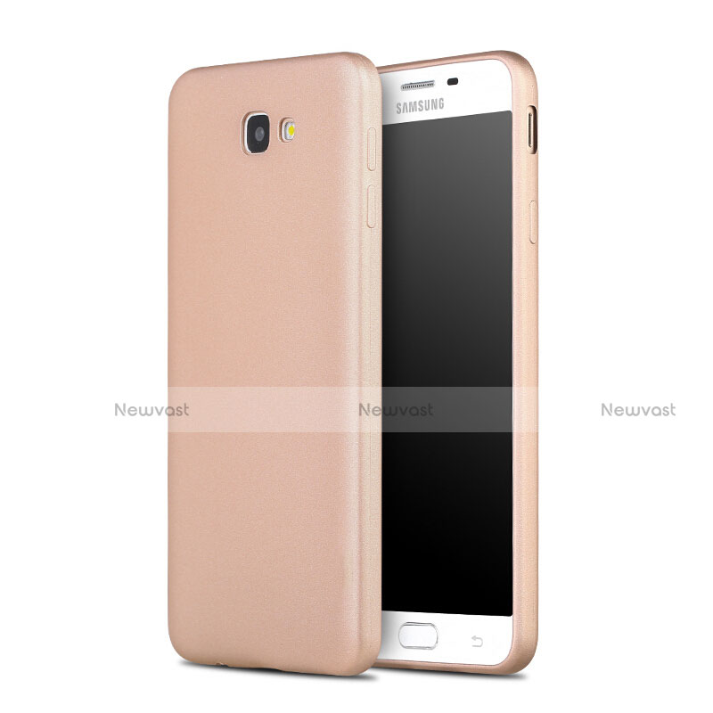 Silicone Candy Rubber Gel Soft Case for Samsung Galaxy J7 Prime Gold