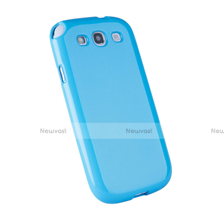 Silicone Candy Rubber Gel Soft Case for Samsung Galaxy S3 4G i9305 Blue