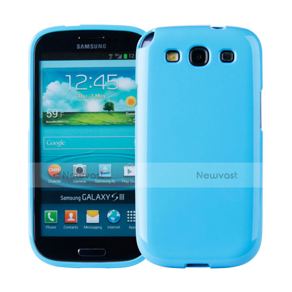 Silicone Candy Rubber Gel Soft Case for Samsung Galaxy S3 III i9305 Neo Blue