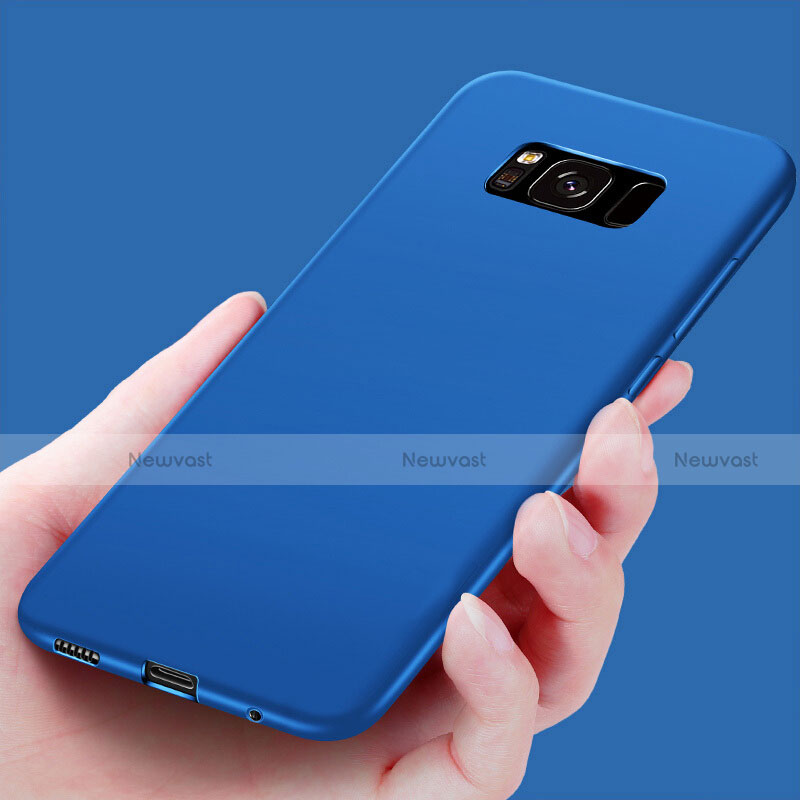 Silicone Candy Rubber Gel Soft Case for Samsung Galaxy S8 Blue