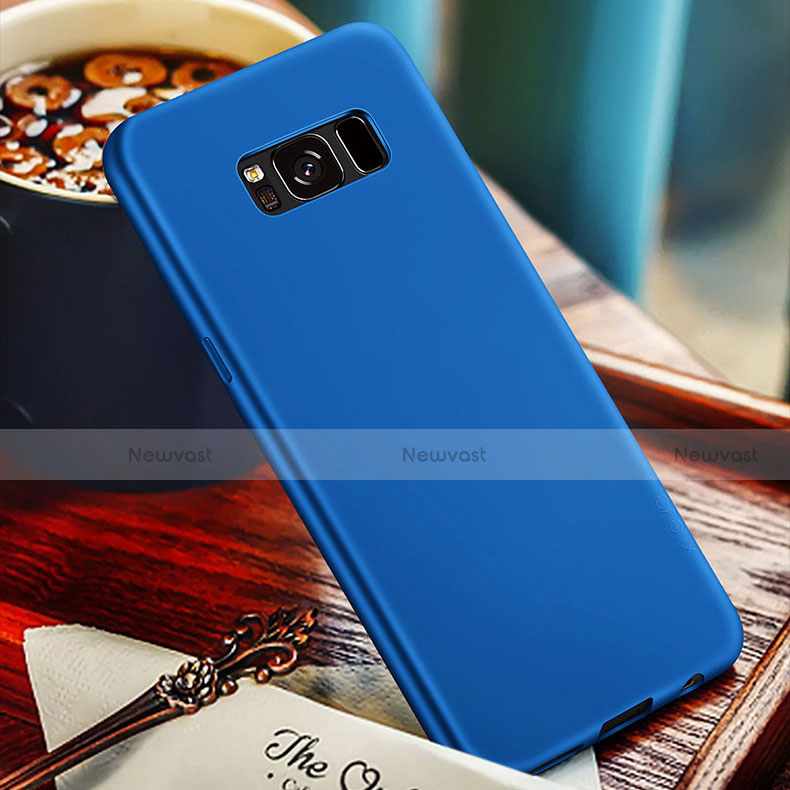 Silicone Candy Rubber Gel Soft Case for Samsung Galaxy S8 Blue