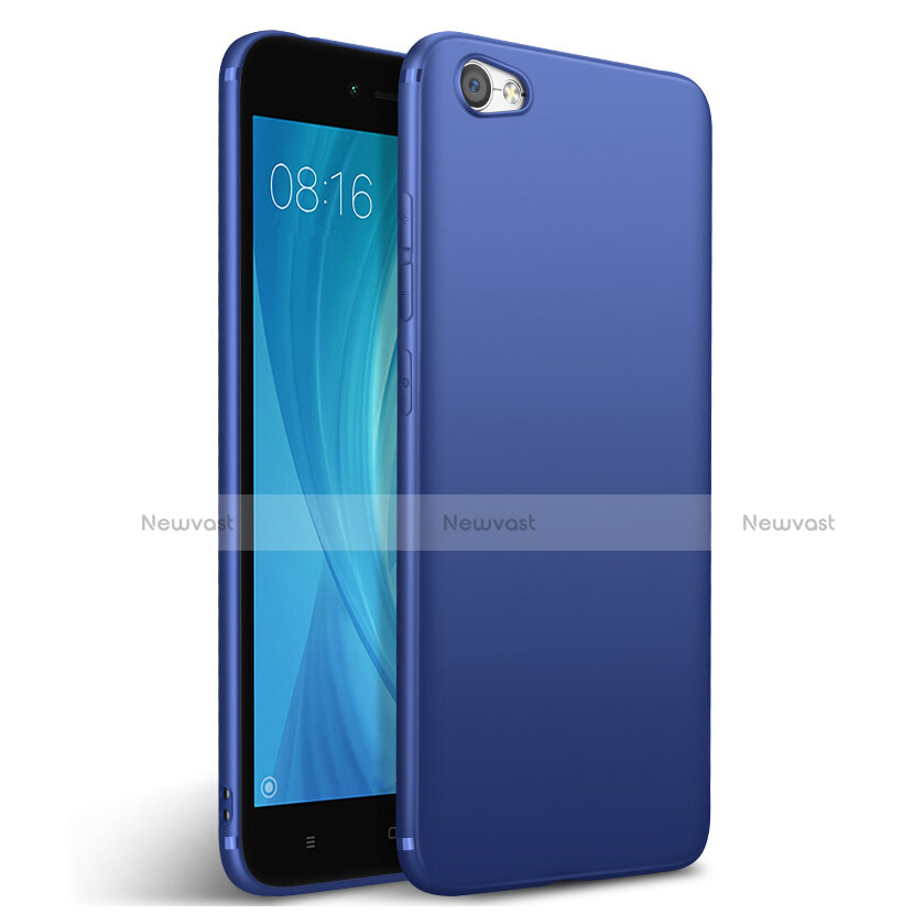 Silicone Candy Rubber Gel Soft Case for Xiaomi Redmi Note 5A Standard Edition Blue