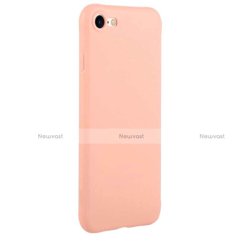 Silicone Candy Rubber Gel Soft Cover C01 for Apple iPhone 7 Pink