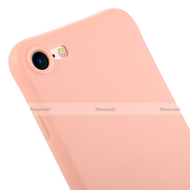 Silicone Candy Rubber Gel Soft Cover C01 for Apple iPhone SE (2020) Pink