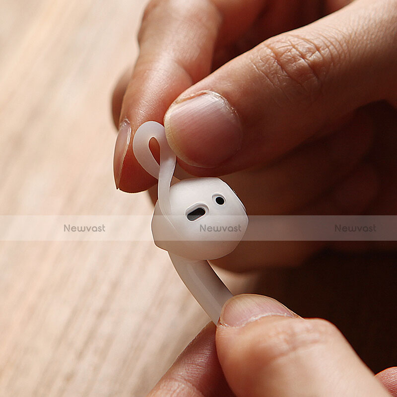 Silicone Candy Rubber Gel Soft Cover Fluorescence for Apple AirPods White