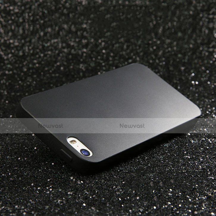 Silicone Candy Rubber Gel Soft Cover for Apple iPhone 5 Black