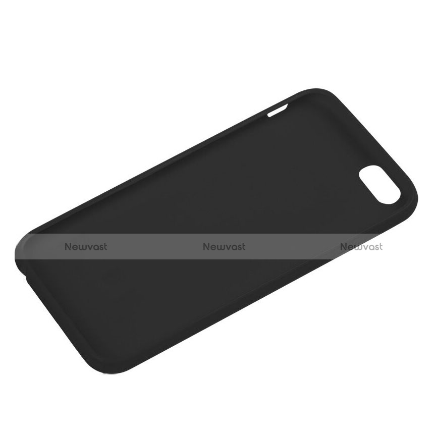 Silicone Candy Rubber Gel Soft Cover for Apple iPhone 6S Black