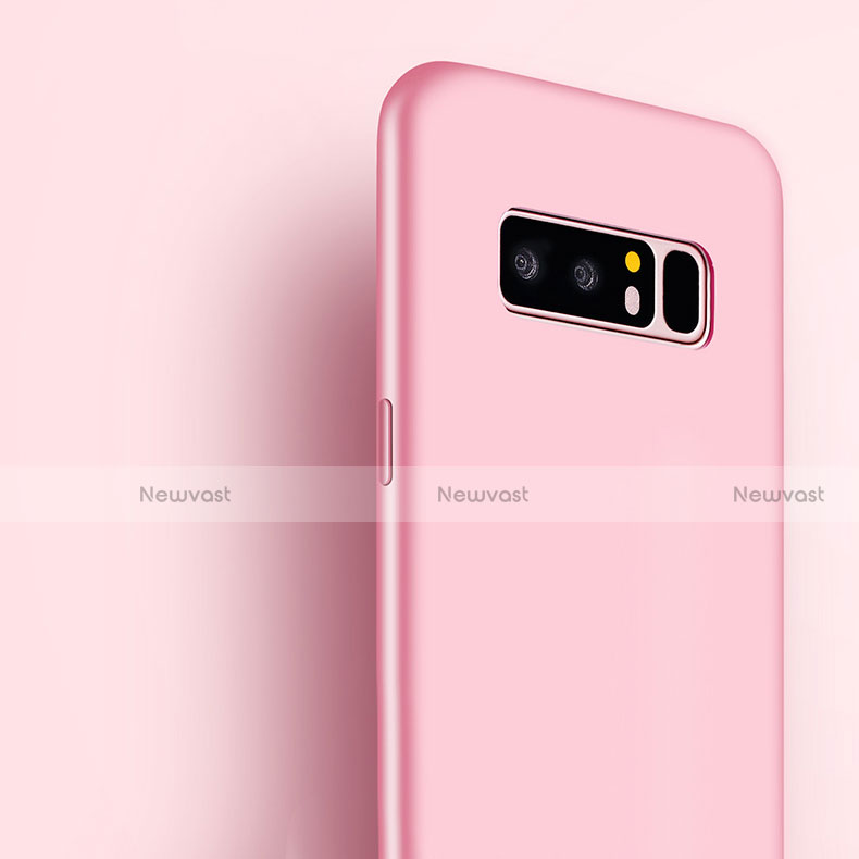 Silicone Candy Rubber Gel Soft Cover for Samsung Galaxy Note 8 Duos N950F Rose Gold