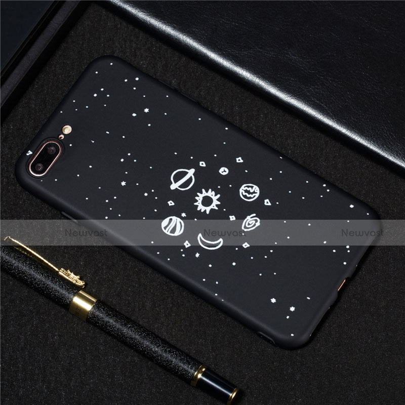 Silicone Candy Rubber Gel Starry Sky Soft Case Cover for Apple iPhone 7 Plus