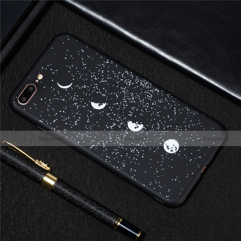 Silicone Candy Rubber Gel Starry Sky Soft Case Cover for Apple iPhone 8 Plus
