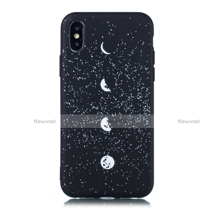 Silicone Candy Rubber Gel Starry Sky Soft Case Cover for Apple iPhone X Mixed