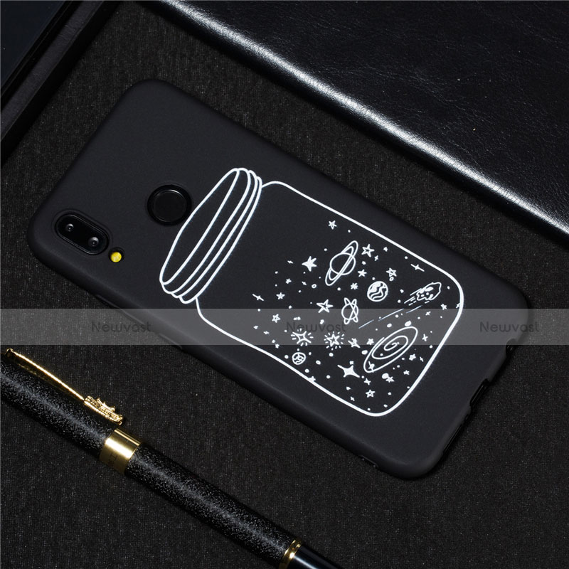 Silicone Candy Rubber Gel Starry Sky Soft Case Cover for Huawei P20 Lite