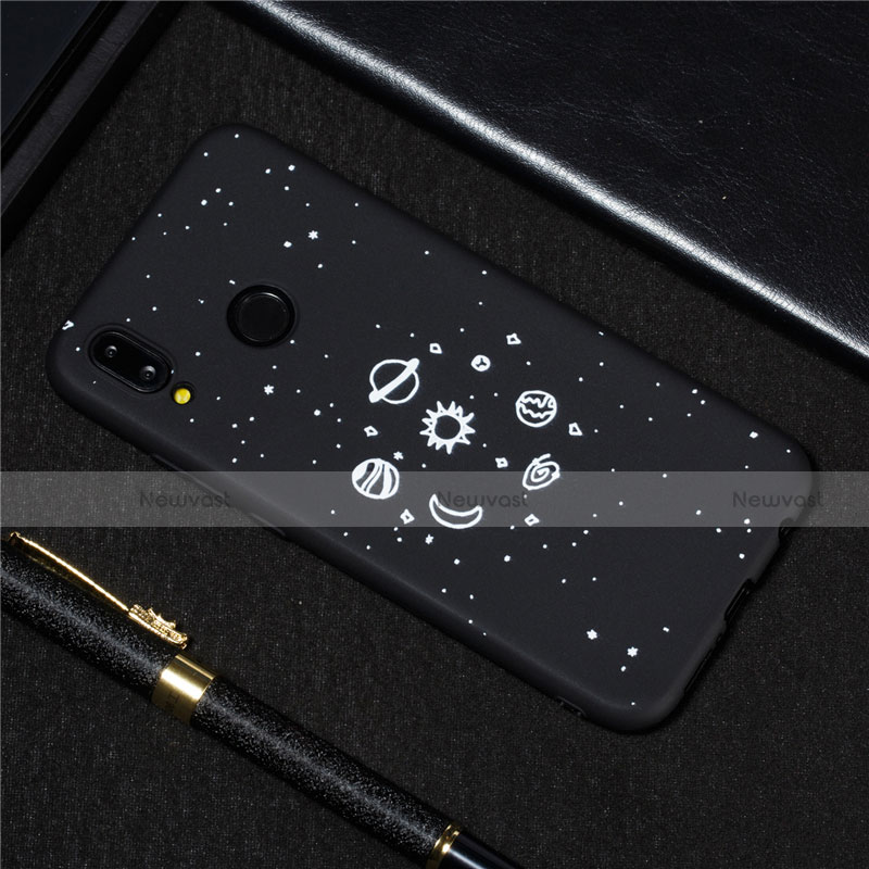 Silicone Candy Rubber Gel Starry Sky Soft Case Cover for Huawei P20 Lite