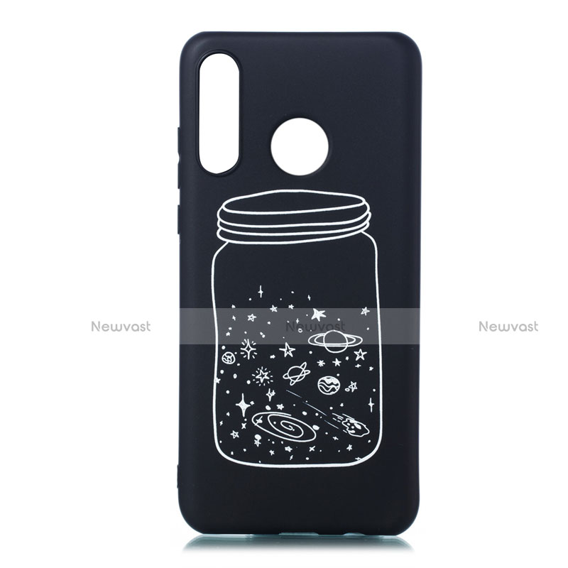 Silicone Candy Rubber Gel Starry Sky Soft Case Cover for Huawei P30 Lite New Edition White