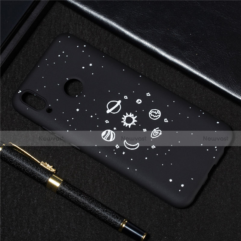 Silicone Candy Rubber Gel Starry Sky Soft Case Cover for Huawei Y9 (2019)