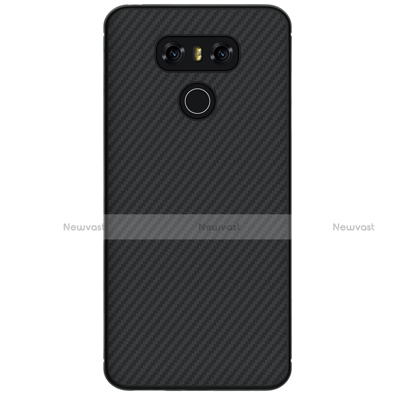 Silicone Candy Rubber Gel Twill Soft Case for LG G6 Black