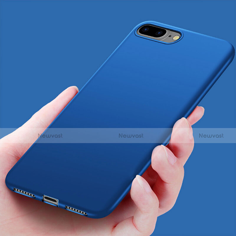 Silicone Candy Rubber Soft Case Gel for Apple iPhone 8 Plus Blue