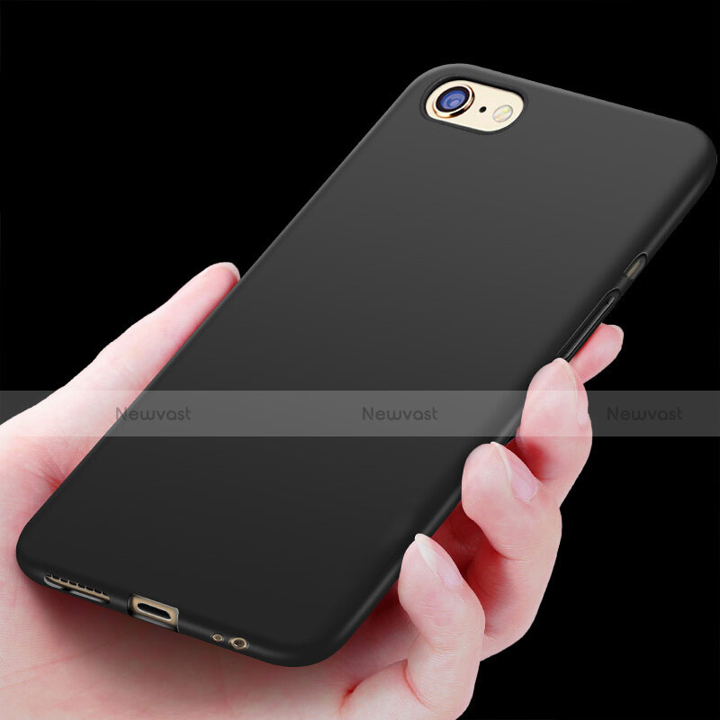 Silicone Candy Rubber Soft Case TPU for Apple iPhone 7 Black