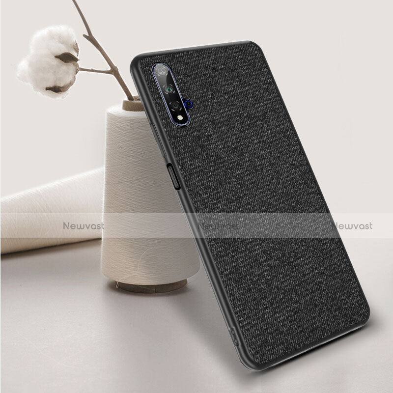 Silicone Candy Rubber Soft Case TPU for Huawei Honor 20 Black