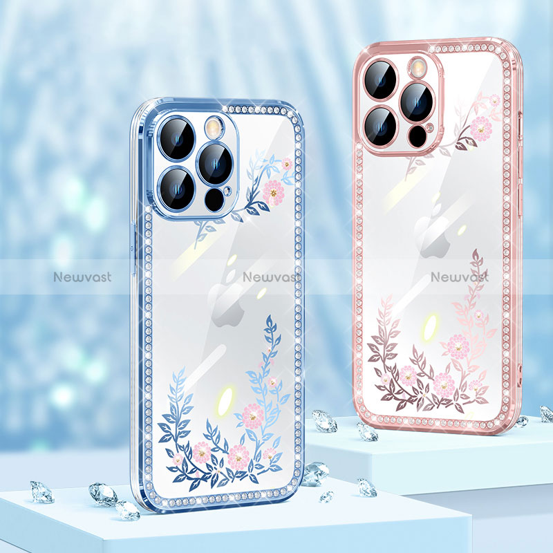 Silicone Candy Rubber TPU Bling-Bling Soft Case Cover AT1 for Apple iPhone 14 Plus