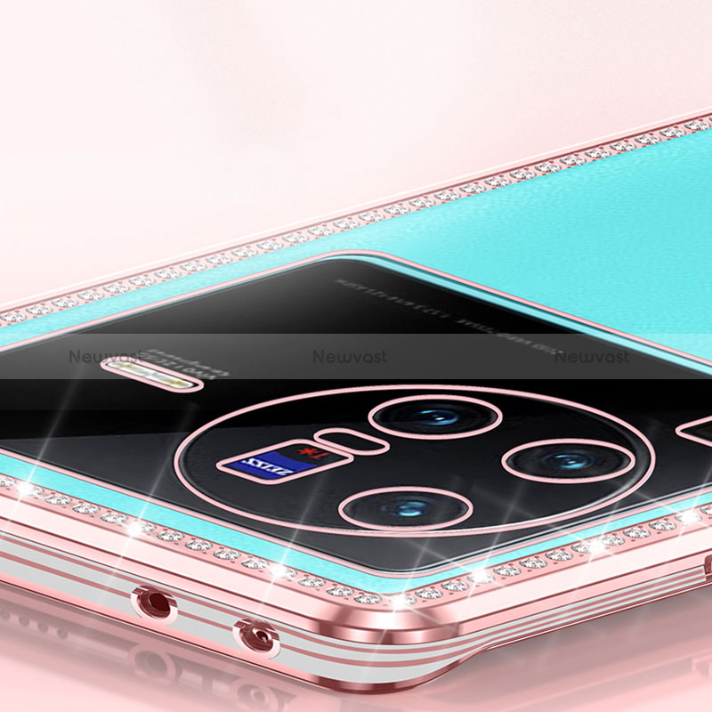 Silicone Candy Rubber TPU Bling-Bling Soft Case Cover AT2 for Vivo X80 Pro 5G
