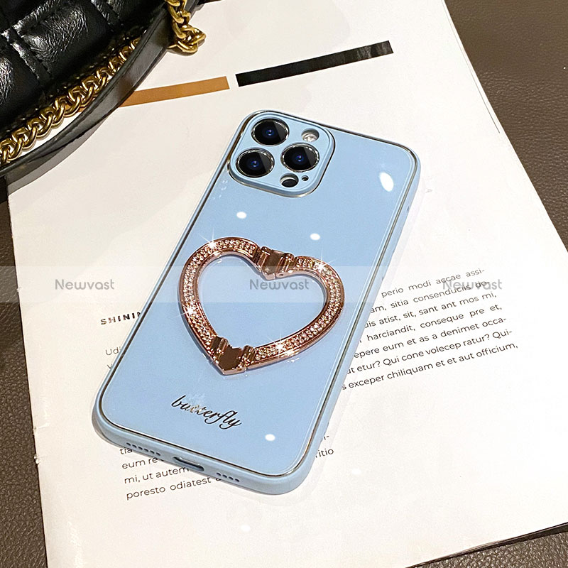 Silicone Candy Rubber TPU Bling-Bling Soft Case Cover JL1 for Apple iPhone 13 Pro Max