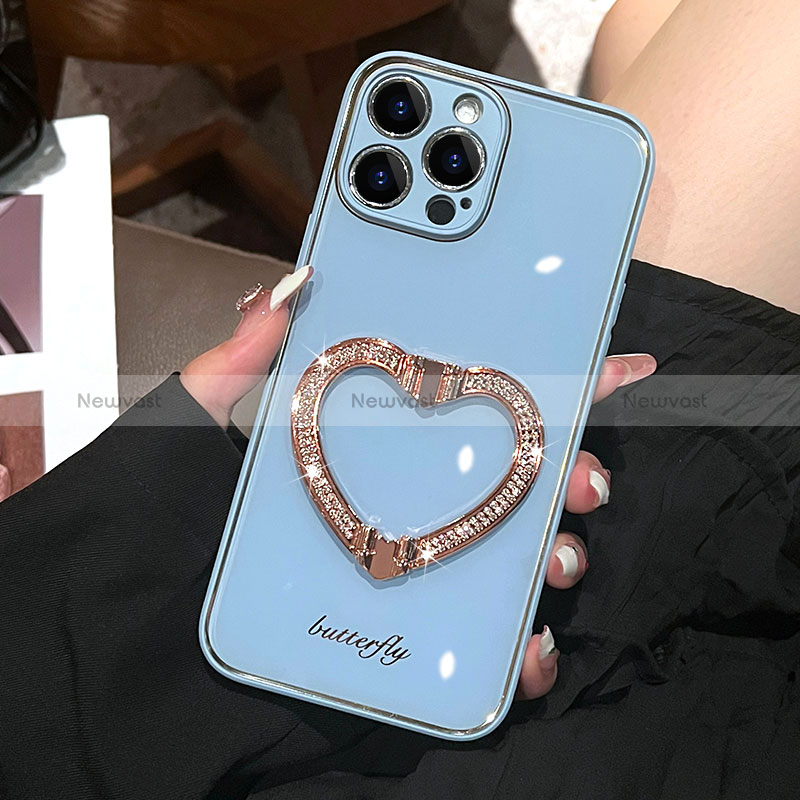 Silicone Candy Rubber TPU Bling-Bling Soft Case Cover JL1 for Apple iPhone 15 Pro Max