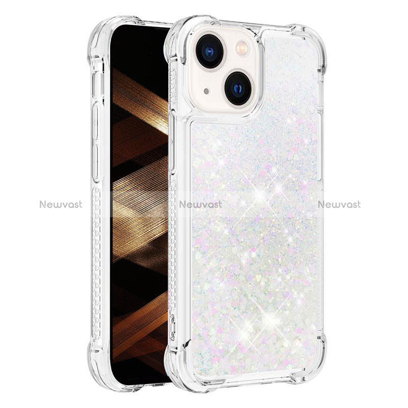 Silicone Candy Rubber TPU Bling-Bling Soft Case Cover S01 for Apple iPhone 13