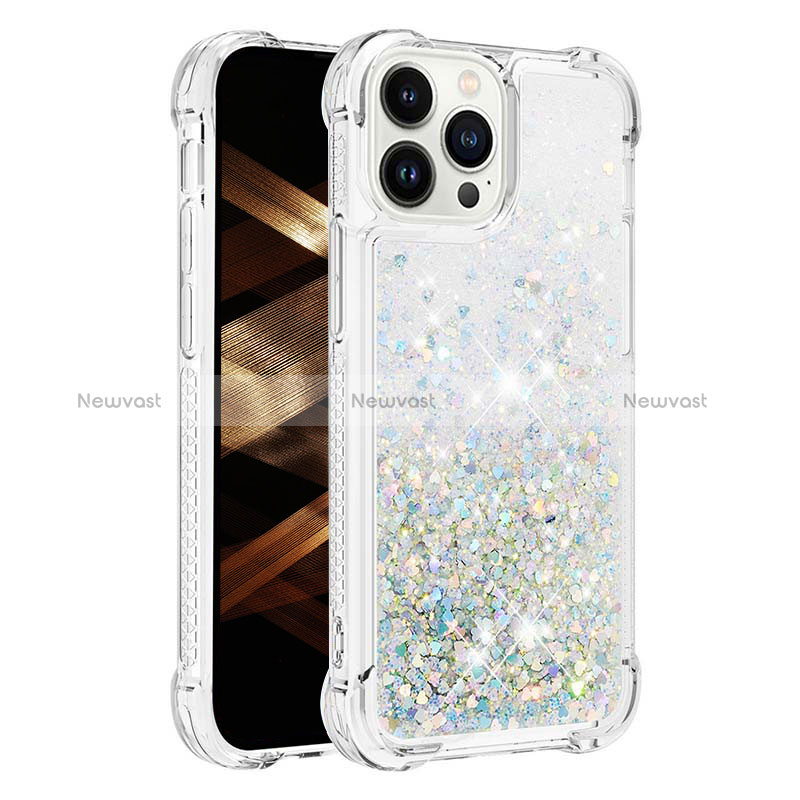 Silicone Candy Rubber TPU Bling-Bling Soft Case Cover S01 for Apple iPhone 14 Pro