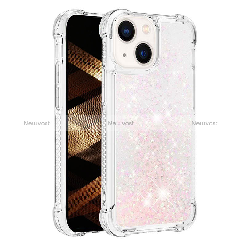 Silicone Candy Rubber TPU Bling-Bling Soft Case Cover S01 for Apple iPhone 15 Plus