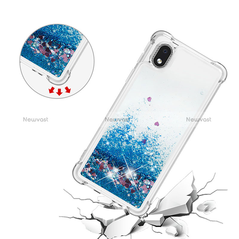 Silicone Candy Rubber TPU Bling-Bling Soft Case Cover S01 for Samsung Galaxy A01 Core