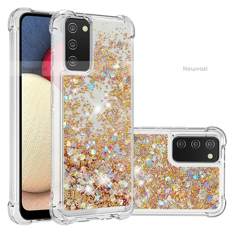 Silicone Candy Rubber TPU Bling-Bling Soft Case Cover S01 for Samsung Galaxy A02s