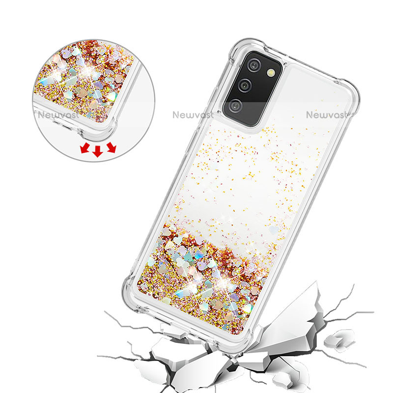Silicone Candy Rubber TPU Bling-Bling Soft Case Cover S01 for Samsung Galaxy A02s